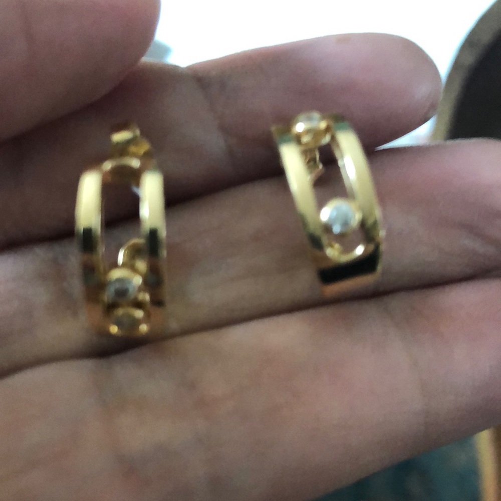 Copy 18k Messika hoop Earrings